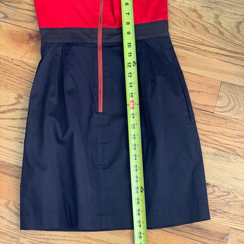 French Connection Color-Block Strapless Dress - image 6